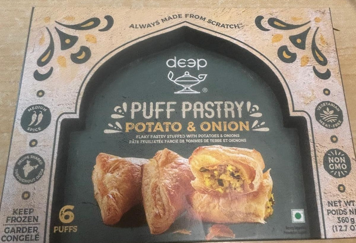 Deep Potato Onion Puff Pastry