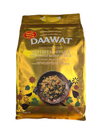 Daawat Golden Sella Parboiled Basmati Rice 5kg