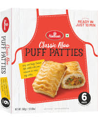 Haldirams Classic Aloo Puff Patties 6pc 360g