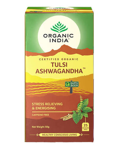 Organic India Tulsi Ashwaganda Green Tea