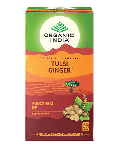 Organic India Green Tea Tulsi Ginger