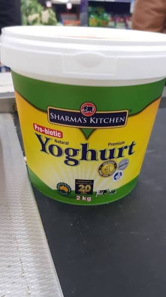 Sharma’s Kitchen Probiotic Natural Yoghurt 2kg