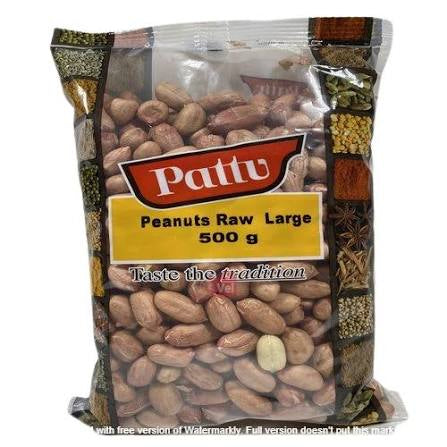 Pattu Raw Skin On Small Peanuts 500g