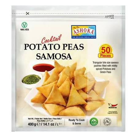 Ashoka Cocktail Potato Peas Samosa 400g