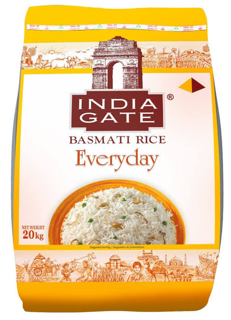India Gate Everyday Basmati Rice 20kg