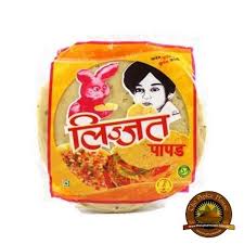 Lijjat Plain Pappad 200g