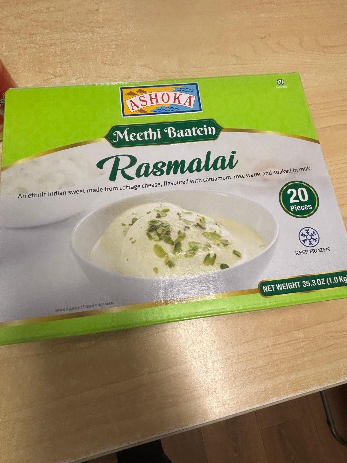 Ashoka Rasmalai 1 kg 20 pieces