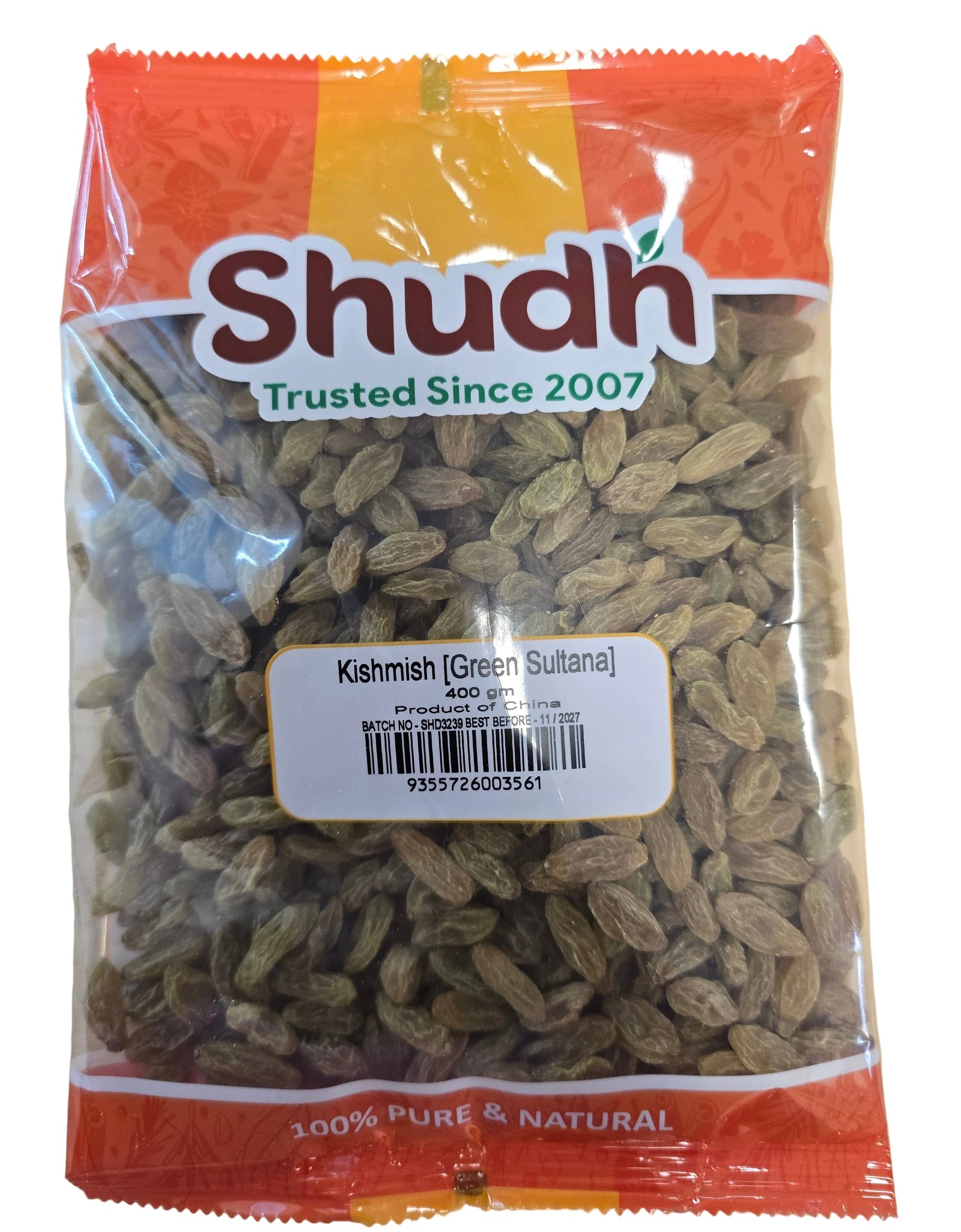 Shudh Kashmiri Sultana Green 400 gm