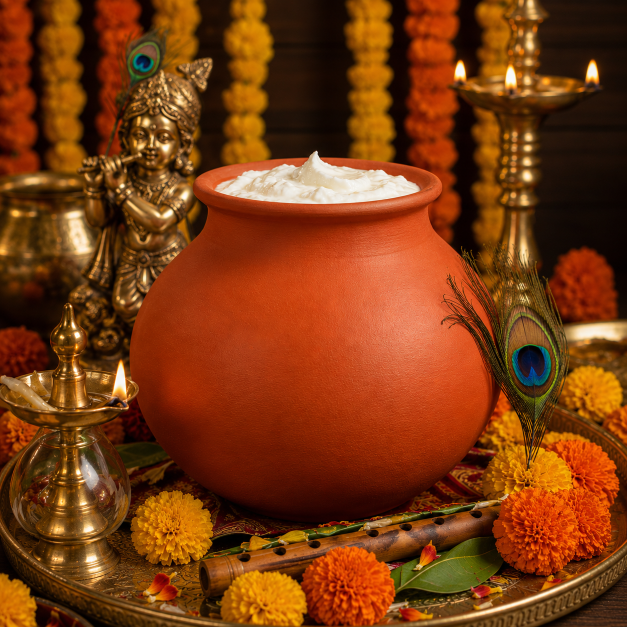 Prayer Pot handi 6 inches
