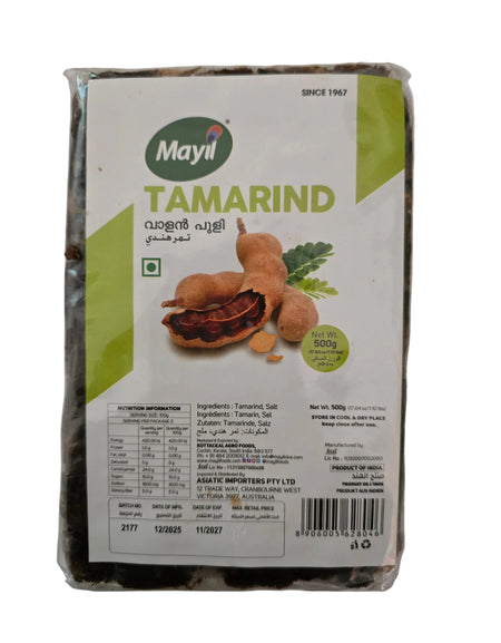 Mayil Tamarind Slab 500g