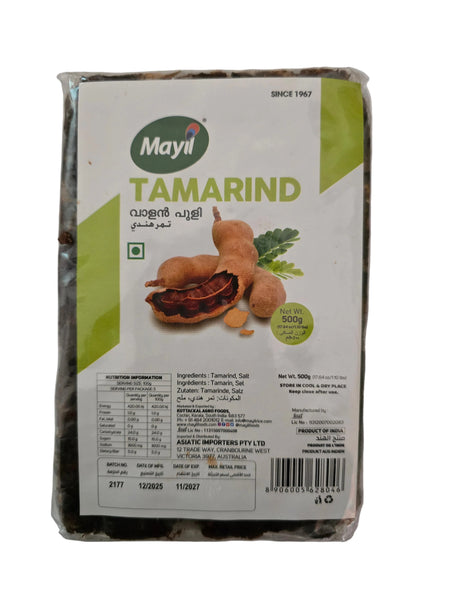 Mayil Tamarind Slab 500g