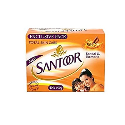 Santoor Soap Sandal 4 pcs