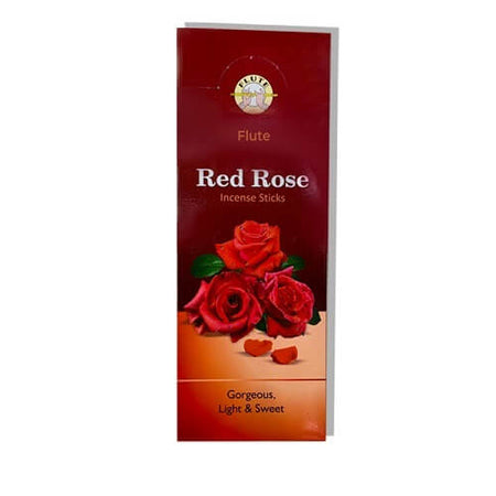 Flute Red Rose Incense Sticks
