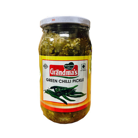 Grandma's Green Chilli Pickle 400g