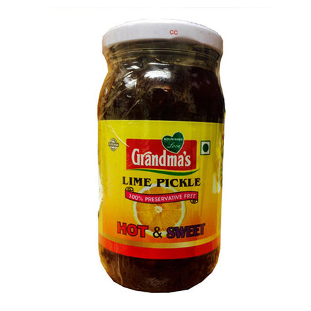 Grandma's Hot & Sweet Lime Pickle 400g
