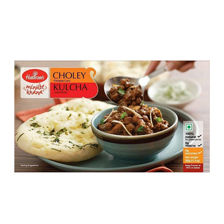 Haldirams Kulche with Choley