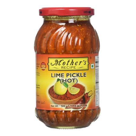 Mothers Lime Pickle Hot 500g
