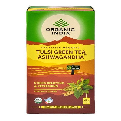 Organic India Green Tea Tulsi Moringa