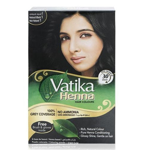 Vatika Henna Hair Color - Natural Black
