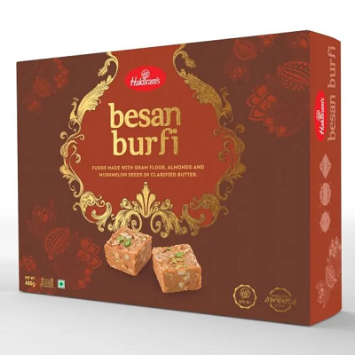 Haldirams Besan Burfi (12 pcs)
