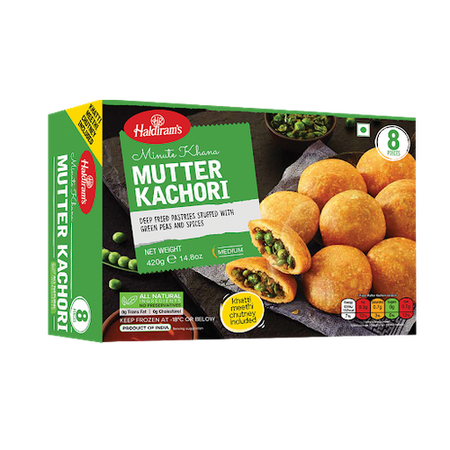 Haldirams Mutter Kachori (8 pcs) 420g