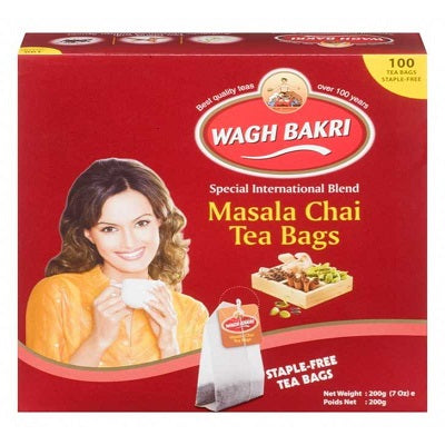 Waghbakri Premium Masala Tea Bags 200g